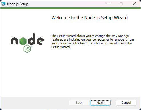 Node.js 安裝檔